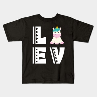 Cute love sheep t shirt funny unicorn lover gifts for kids Kids T-Shirt